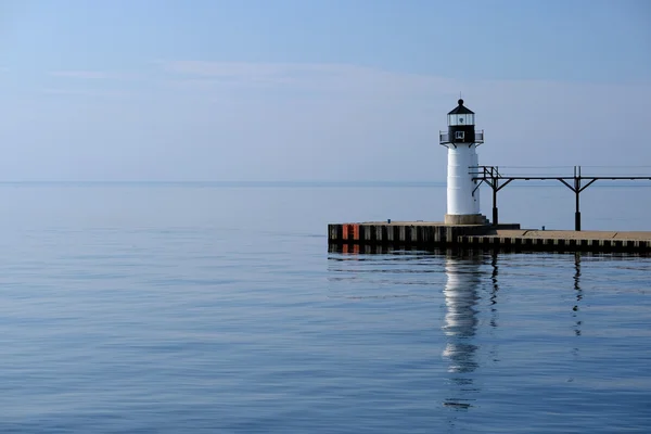 St. Joseph North Pier buitenste licht — Stockfoto