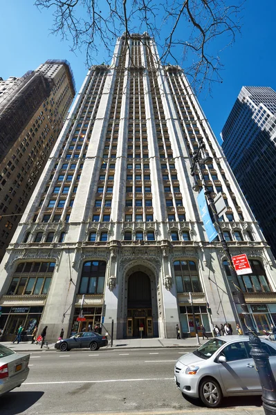 Woolworth Building w Nowym Jorku, Usa — Zdjęcie stockowe