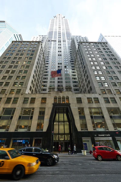 Здание Крайслер в Нью-Йорке, США — стоковое фото