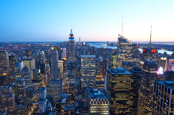 Cityscape view of Manhattan Stock Image