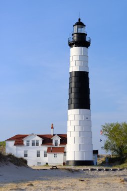 büyük bir sable noktası deniz feneri