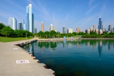 Chicago manzarası sabah