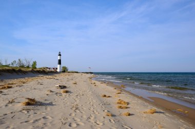 büyük bir sable noktası deniz feneri