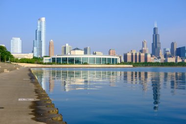Chicago manzarası sabah