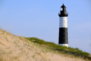 büyük bir sable noktası deniz feneri