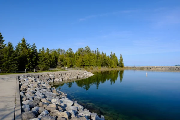 Marina sul lago Huron — Foto Stock