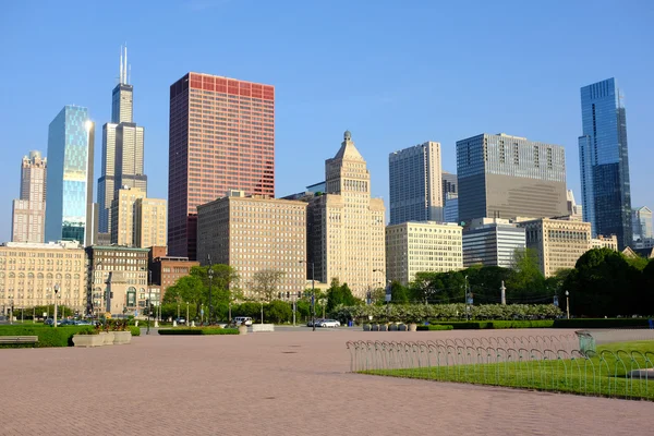 Chicago skyline dans la matinée — Photo