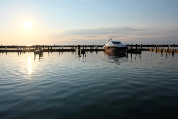 Marina no Lago Huron — Fotografia de Stock
