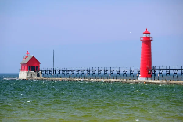 Déli Pierhead belső fény — Stock Fotó