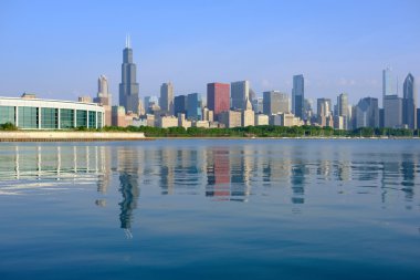 Chicago manzarası sabah