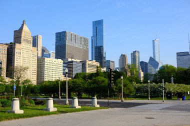 Chicago manzarası sabah
