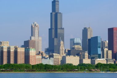 Chicago manzarası sabah