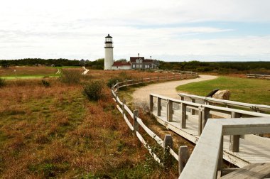 Highland Lighthouse at Cape Cod clipart