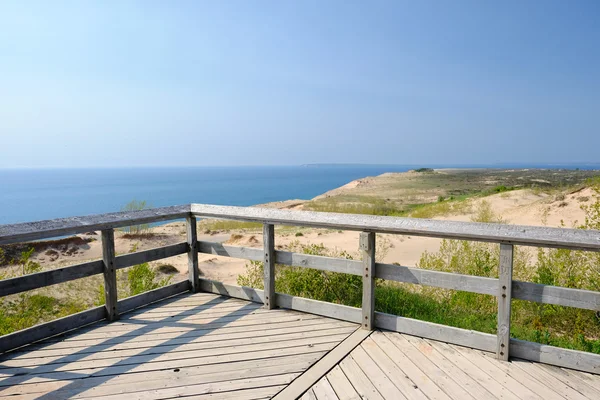 Κοιμάται αρκούδα αμμόλοφους εθνική lakeshore — Φωτογραφία Αρχείου