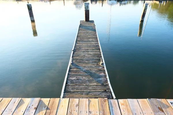 Marina en el lago Cayuga — Foto de Stock