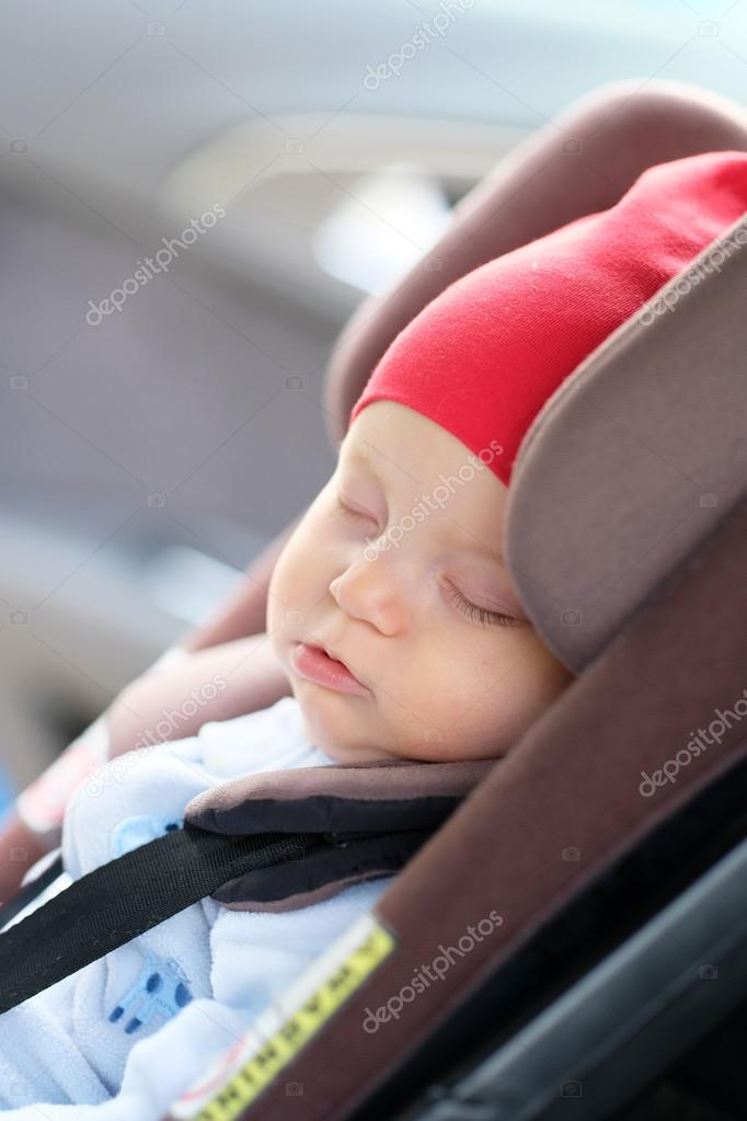 Cute Baby In Car Seat Stock Photo By, Cute Infant Car Seat