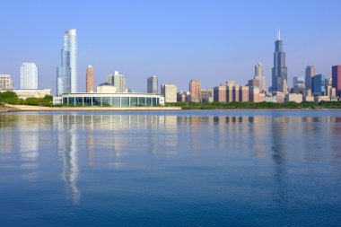 Chicago manzarası sabah