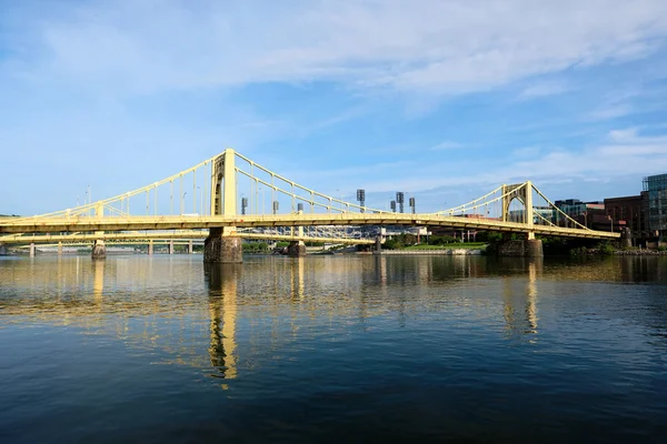 Γέφυρα στο Πίτσμπουργκ, Πενσυλβάνια — Φωτογραφία Αρχείου