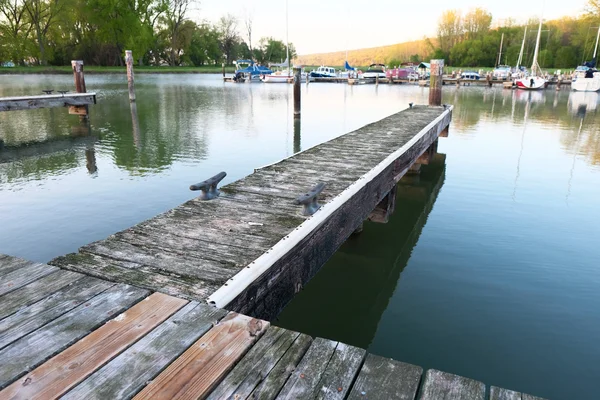 Marina na jezioro Cayuga — Zdjęcie stockowe