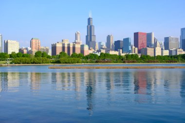 Chicago manzarası sabah