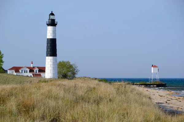 Sable Point Lighthouse — Zdjęcie stockowe