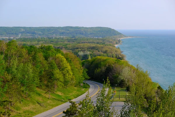 Lake Michigan overlook — Stock Photo, Image