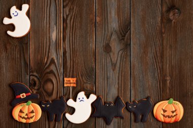 Zencefilli kurabiye arka plan 