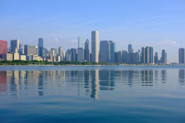 Chicago manzarası sabah