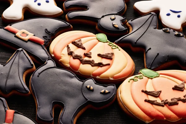 Fondo de galletas de Halloween —  Fotos de Stock