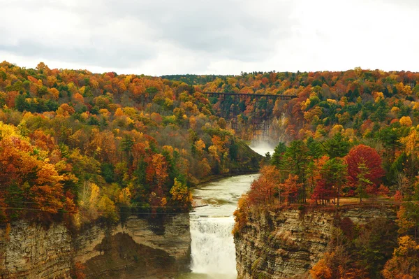 Κρατικό Letchworth πάρκο — Φωτογραφία Αρχείου