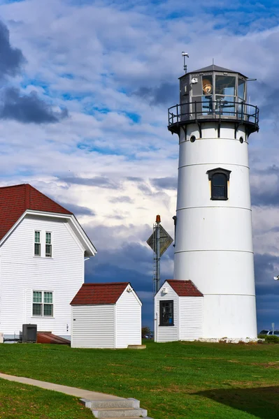 Latarnia morska Chatham na Cape Cod — Zdjęcie stockowe