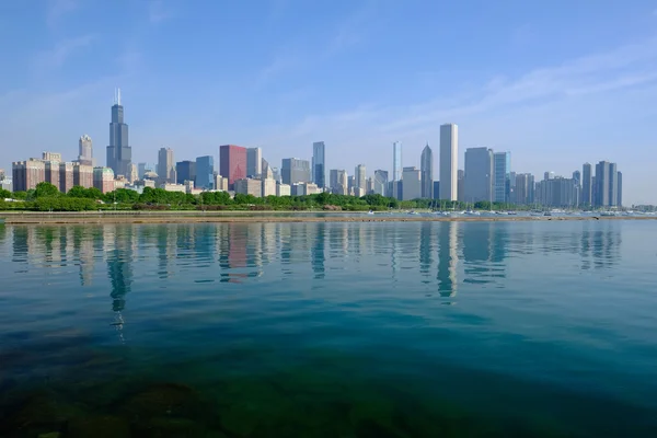 Chicago skyline de manhã — Fotografia de Stock