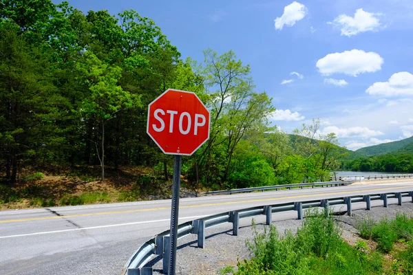 Carretera vacía en Pennsylvania — Foto de Stock