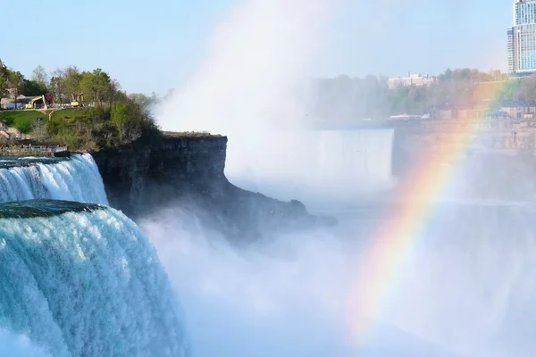 Niagara Falls with rainbow — Stock Photo, Image