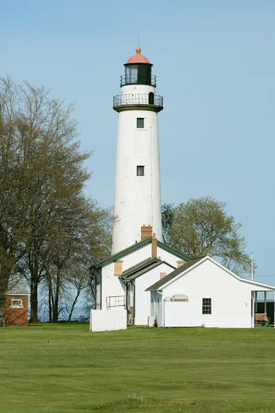 Pointe aux barques vuurtoren — Stockfoto