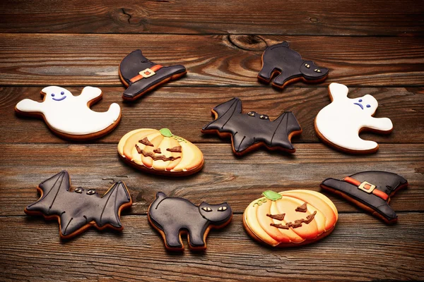 Pila de galletas de jengibre de halloween —  Fotos de Stock