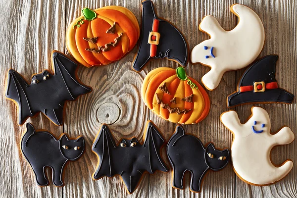 Galletas de jengibre de Halloween —  Fotos de Stock