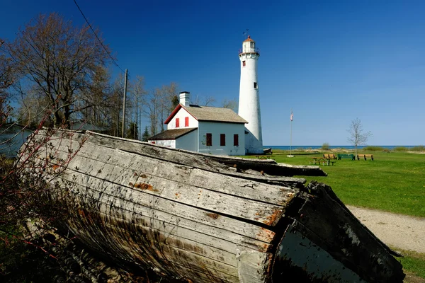 Störpunkt-Leuchtturm — Stockfoto