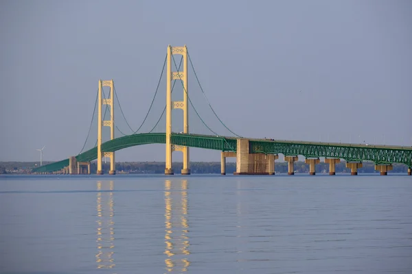 Mackinac підвісний міст — стокове фото