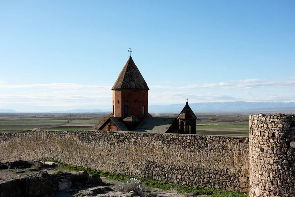 Dawnego klasztoru Khor Virap znacznie — Zdjęcie stockowe