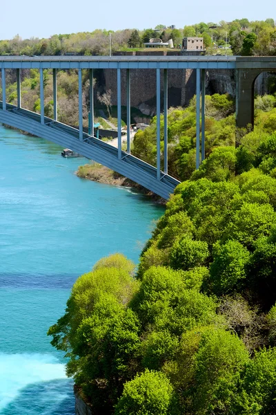 USA-Canada border, Niagara Falls — Stock Photo, Image