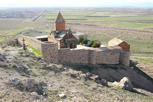 Mosteiro antigo Khor Virap — Fotografia de Stock