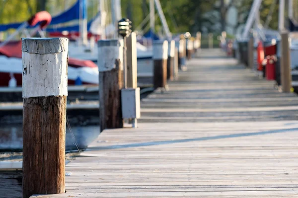 Marina en el lago Cayuga — Foto de Stock