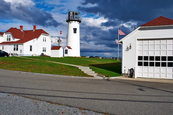 Chatham vuurtoren op Cape Cod — Stockfoto