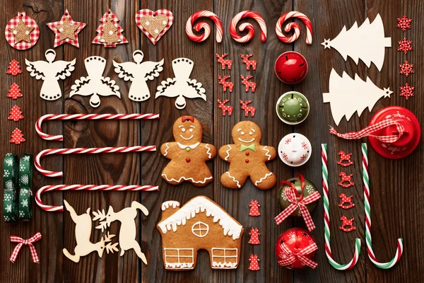 Zencefilli kurabiye ve süslemeler