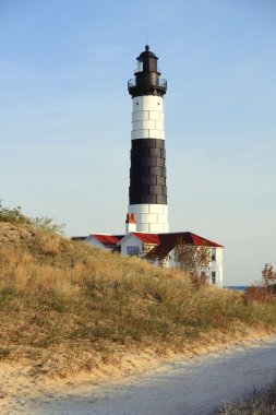 büyük bir sable noktası deniz feneri