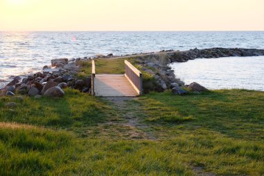 Pointe aux Barques güneş doğarken