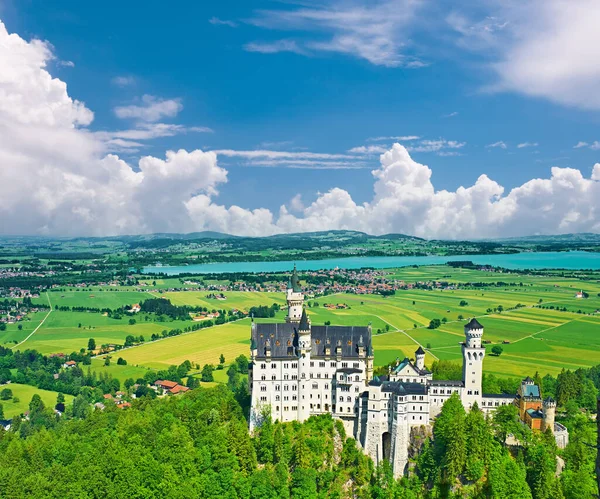 Castelo Neuschwanstein Baviera Alemanha — Fotografia de Stock