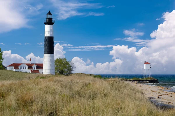 Φάρος Big Sable Point Αμμόλοφους Χτίστηκε 1867 Λίμνη Michigan Ηπα — Φωτογραφία Αρχείου