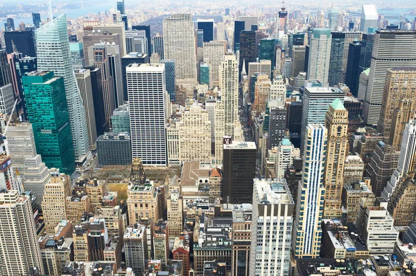 Cityscape uitzicht op manhattan van empire state building — Stockfoto